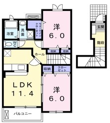 フレスクーラの物件間取画像